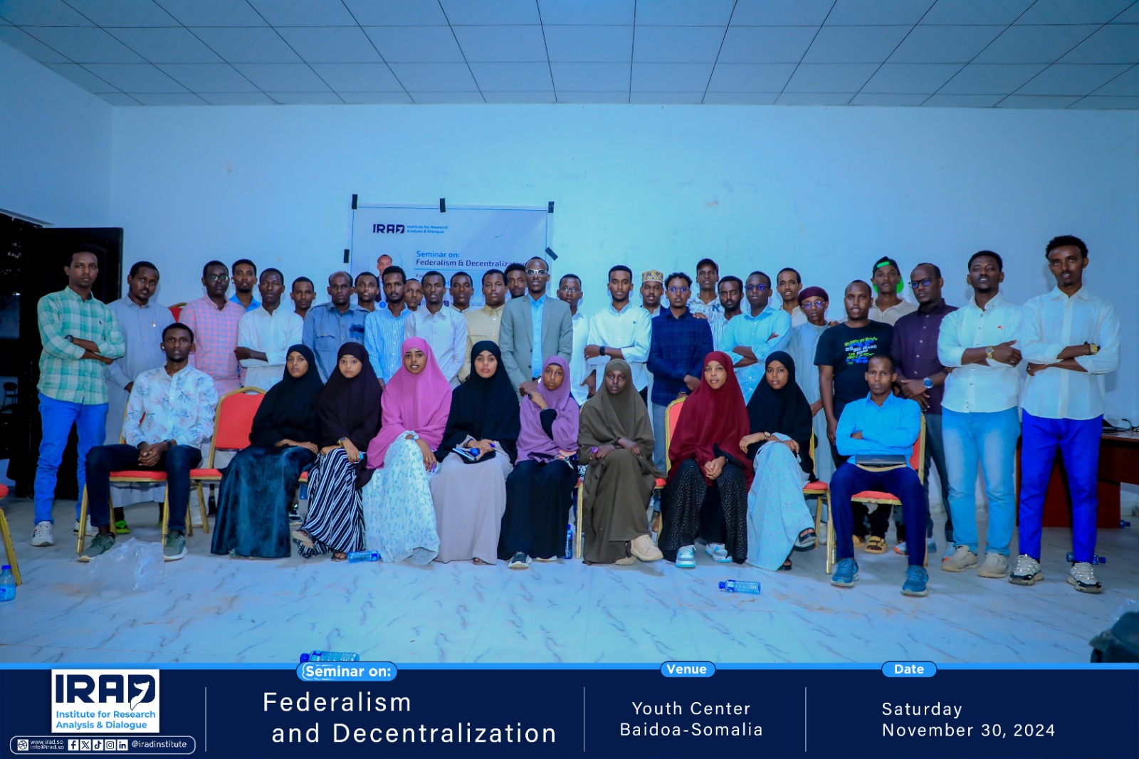 IRAD Institute Concludes Seminar on Federalism and Decentralization